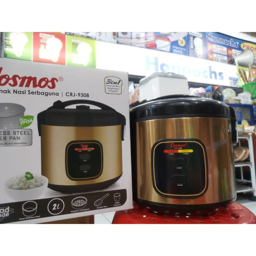 MAGIC COM Cosmos CRJ 9308 CRJ 9303 Rice Cooker PANCI Stainless Steel CRJ9308 CRJ9303 2 L