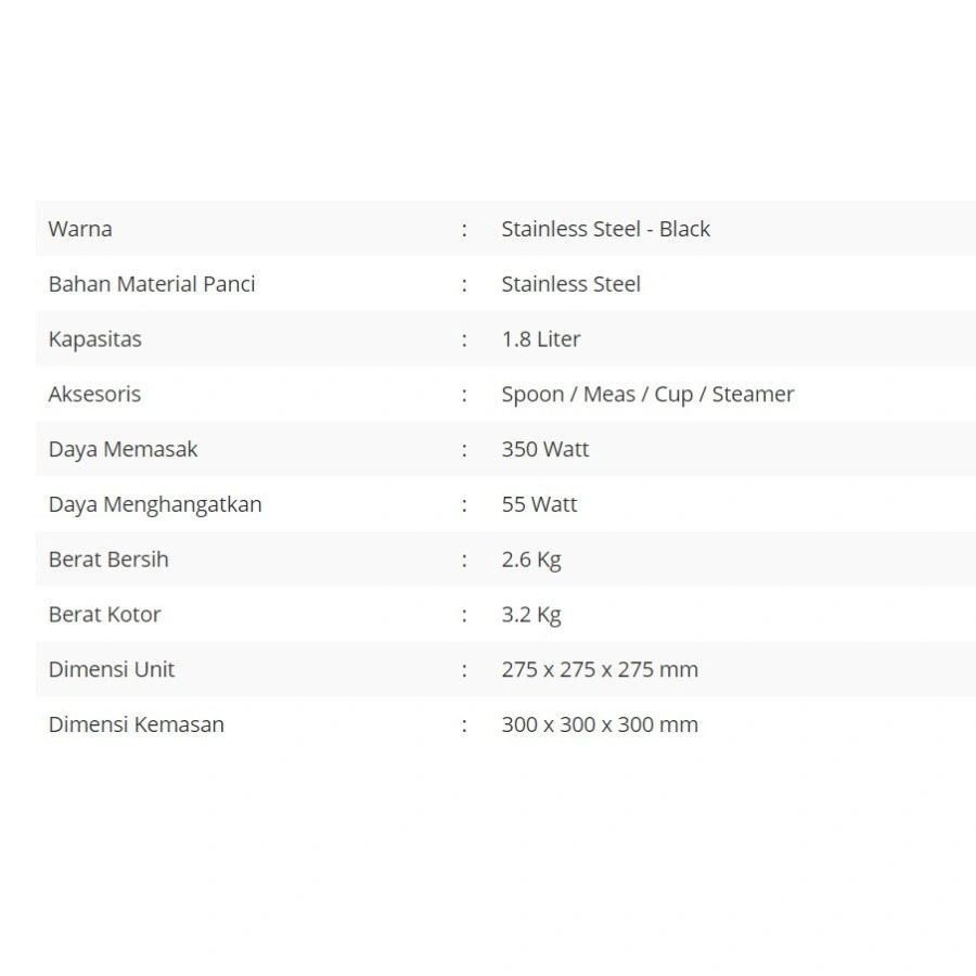 MAGIC COM SANKEN SJ1999 SJ 1999 SJ-2200 SJ 2200 1,8 LITER STAINLESS