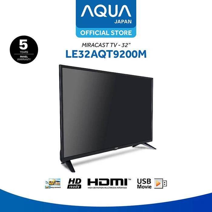 AQUA LED TV 32 inch Aqua AQT32K70M 32 Inch Miracast TV 32K70M Digital