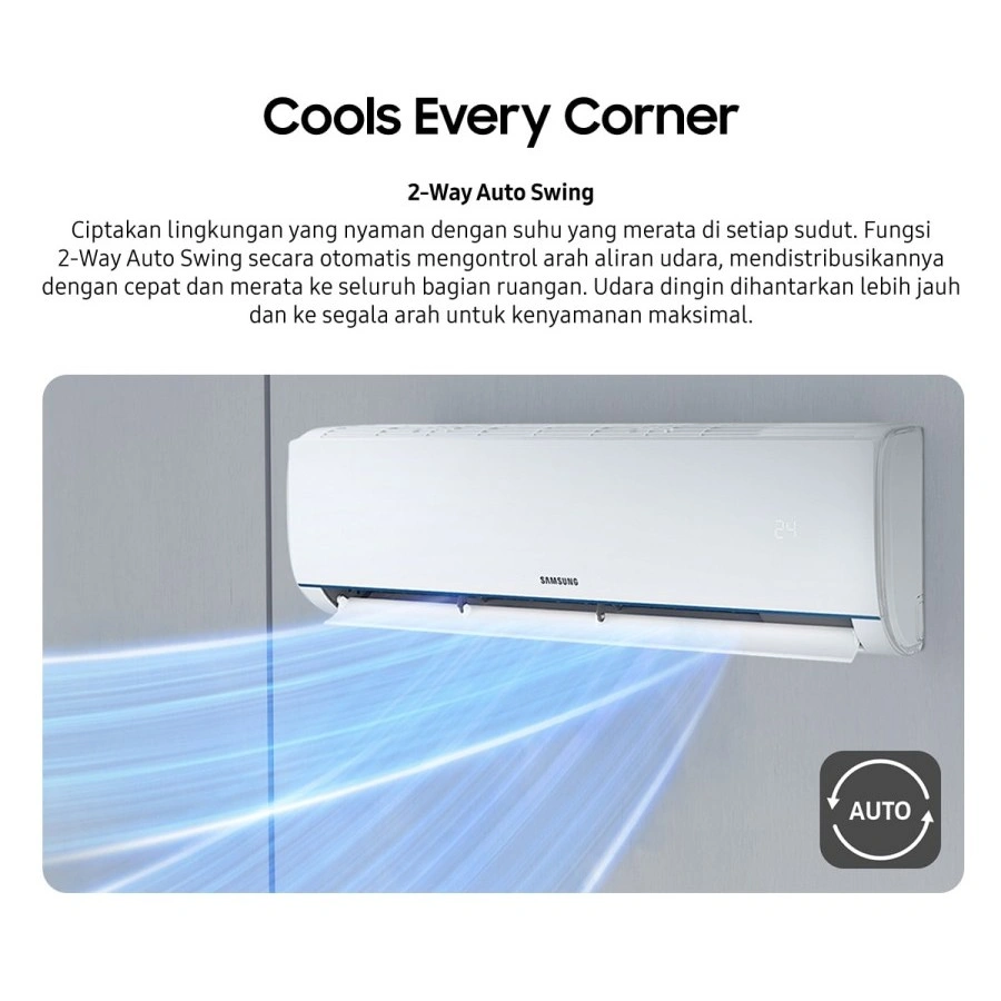 AC SAMSUNG 1PK standar split AR09BGHQSINSE AR09 9BGHQSINSE