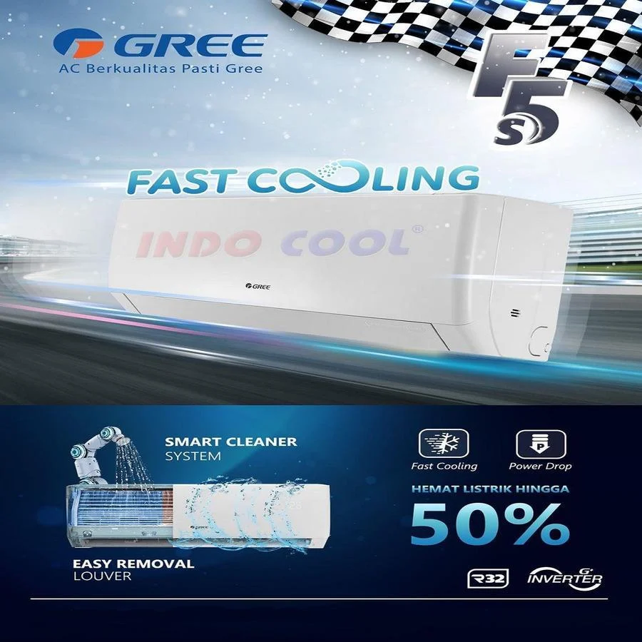 AC Gree Inverter 1.5pk 12F5 AC GREE INVERTER 1,5PK / 1,5 PK / GWC-12F5 unit only
