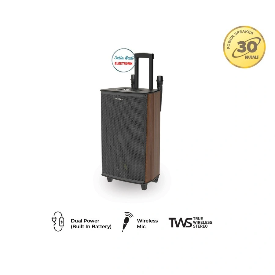 SPEAKER TROLLEY POLYTRON Professional Active Speaker PAS PRO12F6 new 12f6 12inch